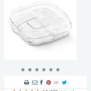 The Pampered Chef Clear Food Storage Container